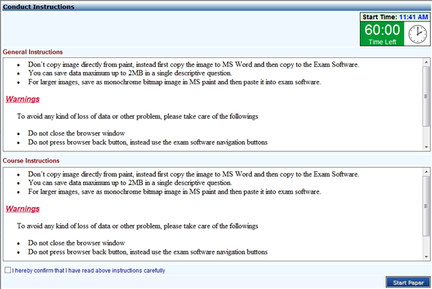 vu exam student guide